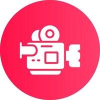 Video Camera Creative Icon Design vector