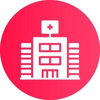 diseño de icono creativo de hospital vector