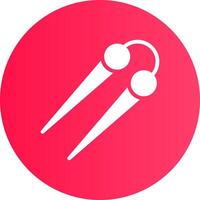 Knitting Needles Creative Icon Design vector