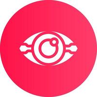 Cataract Creative Icon Design vector