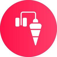 Plumb Bob Creative Icon Design vector