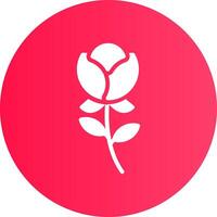 diseño de icono creativo rosa vector