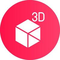 3D Object Creative Icon Design vector