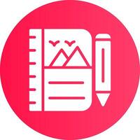 Sketchbook Creative Icon Design vector