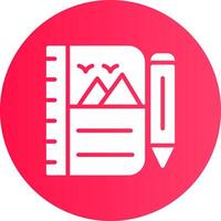 Sketchbook Creative Icon Design vector