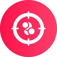 Cancer Target Creative Icon Design vector