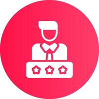 Brand Ambassador Creative Icon Design vector