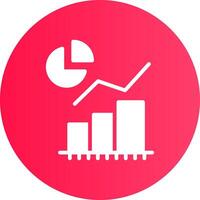 Statistical Analysis Creative Icon Design vector