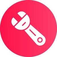 Wrench Creative Icon Design vector