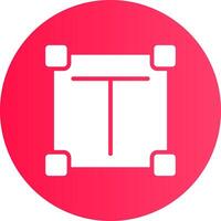 Text Box Creative Icon Design vector