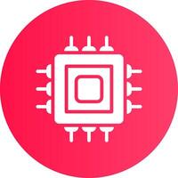 Processor Creative Icon Design vector