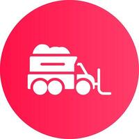 Snowplow Creative Icon Design vector