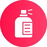 Spray Bottle Creative Icon Design vector