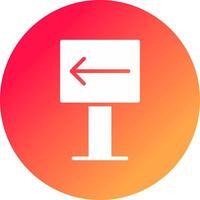 Left Creative Icon Design vector