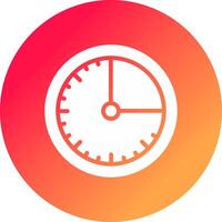 Time Quarter Creative Icon Design vector