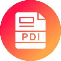 PDI Creative Icon Design vector