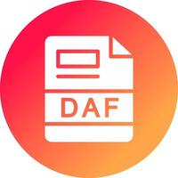 DAF Creative Icon Design vector