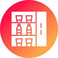 Vending Machine Creative Icon Design vector