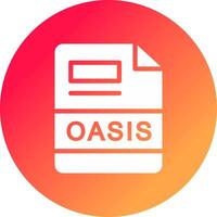OASIS Creative Icon Design vector