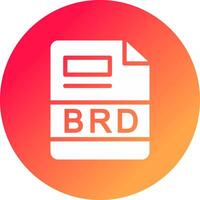 BRD Creative Icon Design vector