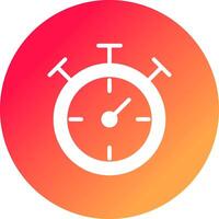 Stopwatch Creative Icon Design vector