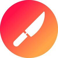 diseño de icono creativo de cuchillo vector