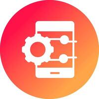 Project Management App Creative Icon Design vector