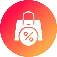 Bag Creative Icon Design vector