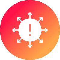 Diversification Creative Icon Design vector