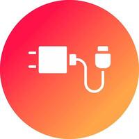 Charging Creative Icon Design vector