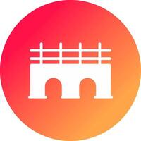 diseño de icono creativo de puente vector