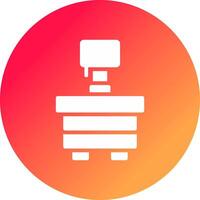 Side Table Creative Icon Design vector