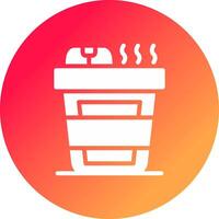 Hot Drink Creative Icon Design vector