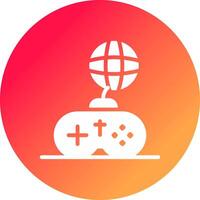 Online Games Creative Icon Design vector