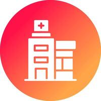 diseño de icono creativo de hospital vector