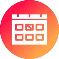 Calendar Creative Icon Design vector