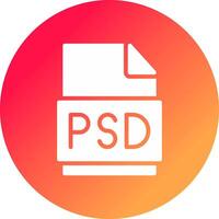 diseño de icono creativo de archivo psd vector