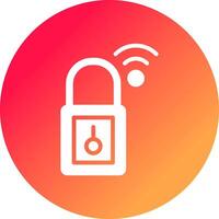 Smart Security Creative Icon Design vector