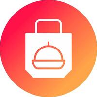 Food Delivery Creative Icon Design vector