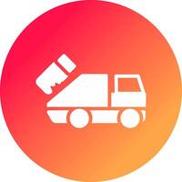 Garbage Truck Creative Icon Design vector