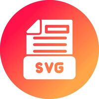 Svg File Creative Icon Design vector