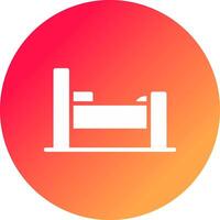 Bed Creative Icon Design vector