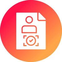 Approval Creative Icon Design vector