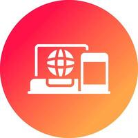 Multi Platform Creative Icon Design vector