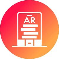 Ar Tumbling Blocks Creative Icon Design vector