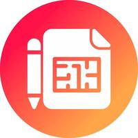 Blueprint Creative Icon Design vector