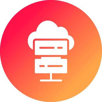 Cloud Computing Creative Icon Design vector