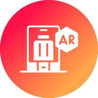 Ar Tourism Creative Icon Design vector