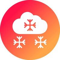 Snowy Creative Icon Design vector