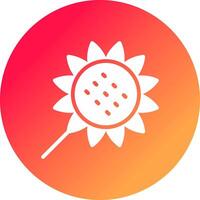 Sunflower Creative Icon Design vector